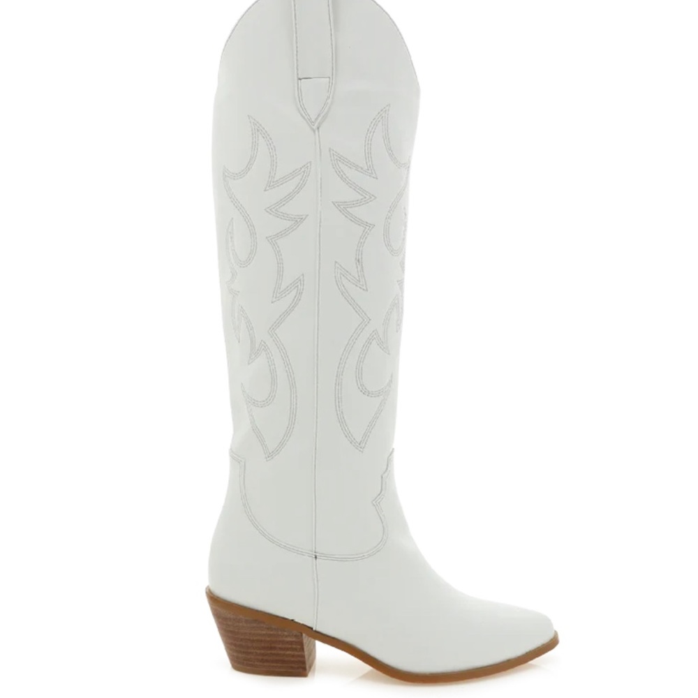 Billini Urson White Cowboy Boots